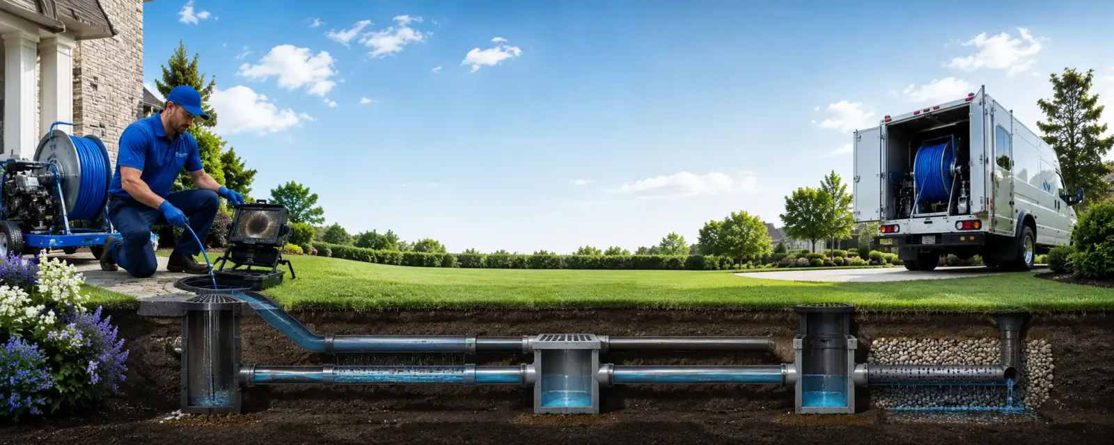 Outdoor drain cleaning information for Sumner, ME